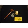 Image 1 : SECURITY BADGES & GAVEL (3 PCS)