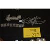 Image 1 : ETHNIC SILVER BRACELETS & CHAIN (800-925) (94.7 GTW) (3 PCS)