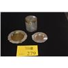 Image 1 : ASHTRAYS & COVERED CANNISTER (3 PCS)