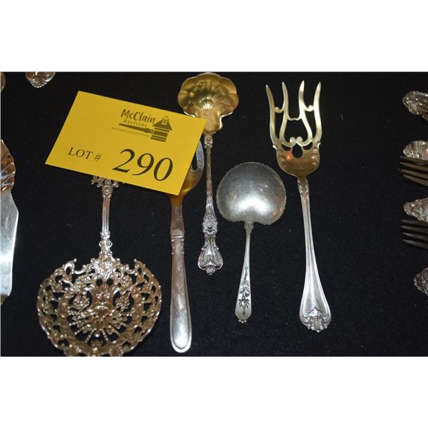 ASSORTED STERLING SERVING PIECES (158.2 GTW) (5 PCS)