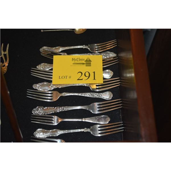 COLLECTION OF STERLING FORKS (459.7 GTW) (11 PCS)