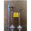 Image 2 : STERLING VASES & STERLING CANDLE HOLDERS (4 PCS)