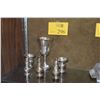 Image 1 : STERLING SALT & PEPPERS, TOOTHPICK HOLDERS & GOBLET (5 PCS)