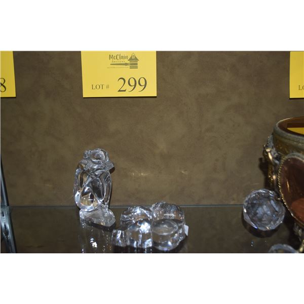 BACCARAT NUDE FEMALE & BACCARAT 4 LEAF CLOVER (2 PCS)