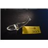 Image 1 : BACCARAT CRYSTAL HUMPBACK WHALE (SMALL CHIP ON TAIL)