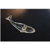 Image 3 : BACCARAT CRYSTAL HUMPBACK WHALE (SMALL CHIP ON TAIL)