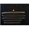 Image 1 : STERLING SILVER CHAIN NECKLACES (48.9 GTW) (5 PCS)