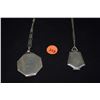 Image 2 : VINTAGE STERLING LOCKETS ON CHAINS (41 GTW) (2 PCS)