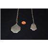 Image 3 : VINTAGE STERLING LOCKETS ON CHAINS (41 GTW) (2 PCS)