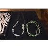 Image 4 : CRYSTAL, QUARTZ & BEAD NECKLACES (7 PCS)