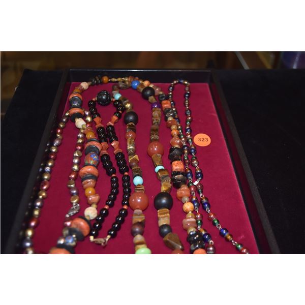 FASHION NECKLACES W/MULTI STONES (5 PCS)