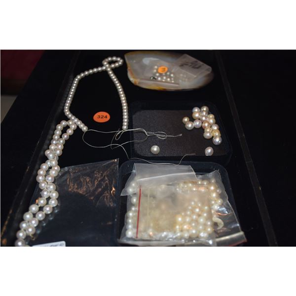 LARGE LOT OF MIXED LOOSE PEARLS