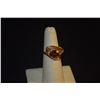 Image 2 : 14K GARNET & DIAMOND RING (6.3 GTW)