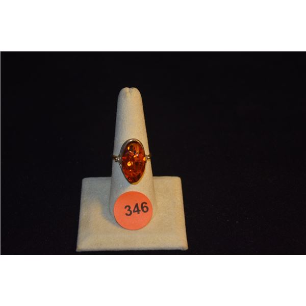 18K AMBER RING (3.6 GTW)