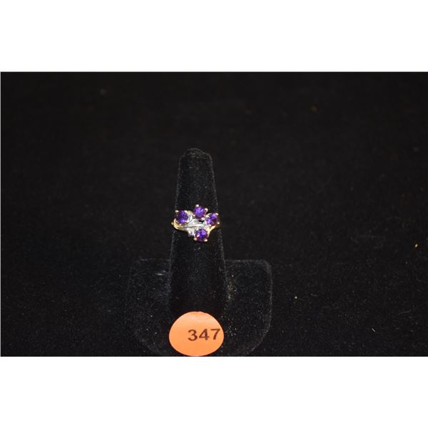 14K WG AMETHYST RING (4.7 GTW)