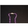 Image 2 : FACETED AMETHYST BEAD NECKLACE