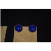 Image 2 : 14K LAPIS LAZULI EARRINGS & PENDANT (2 PCS)