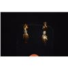 Image 2 : 14K BICOLOR GOLD EARRINGS (6.3 GTW)
