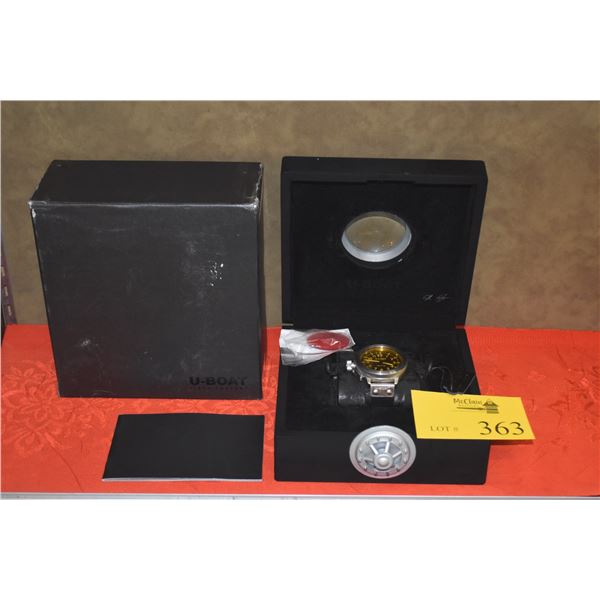 U-BOAT NIGHT VISION 53 AS IR 1902 WRISTWATCH W/ORIGINAL BOX & PAPERWORK