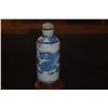 Image 2 : ANTIQUE CHINESE BLUE & WHITE PORCELAIN SNUFF BOTTLE; SIGNED W/STAND