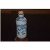 Image 3 : ANTIQUE CHINESE BLUE & WHITE PORCELAIN SNUFF BOTTLE; SIGNED W/STAND