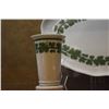 Image 3 : MEISSEN GREEN IVY PORCELAIN TRAY & VASES (3 PCS)