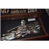 Image 4 : TOWLE STERLING FLATWARE IN CASE (2,320 GTW W/O KNIVES & CAKE SERVER) (66 PCS)