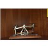 Image 3 : ANTIQUE BRASS POSTAL SCALE & BOY ON TRICYCLE SCULPTURE (MANUEL FELGUEREZ) (2 PCS)