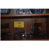 Image 1 : VINTAGE CASIGE CHILD'S TOY SEWING MACHINE, VINTAGE SINGER TOY SEWING MACHINE & MINIATURE SAD IRONS (