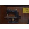 Image 7 : VINTAGE CASIGE CHILD'S TOY SEWING MACHINE, VINTAGE SINGER TOY SEWING MACHINE & MINIATURE SAD IRONS (