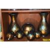 Image 2 : COLLECTION OF VASES & ORBS (7 PCS)