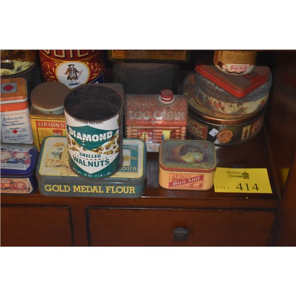 COLLECTION OF VINTAGE TINS (23 PCS)