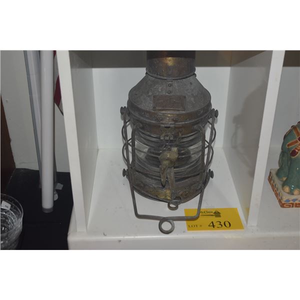 ANTIQUE ANCHOR LANTERN