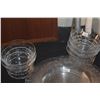 Image 4 : GLASS DISHES & BOWLS (23 PCS)
