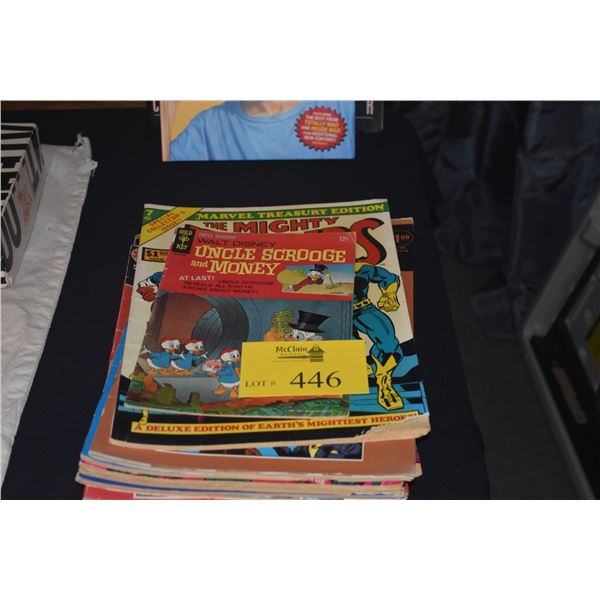 COLLECTION OF COMIC BOOKS, POSTER BOOK & MAD MAGAZINE HIGHLIGHT BOOK (15 PCS)