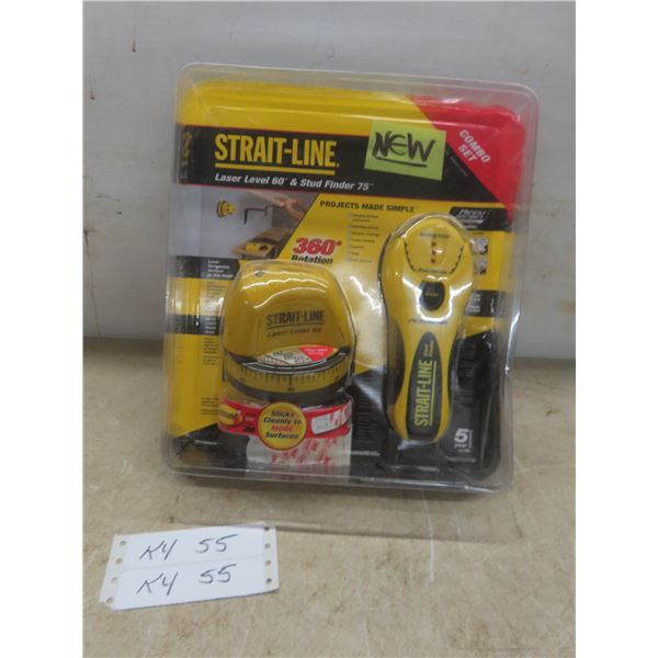 New Strait-Line Laser Level 60 and Stud Finder 75