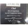 Image 5 : New Four-Piece Chef-Themed Table Mat Set Plus Coca-Cola Straw Dispenser