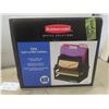Image 2 : New Wall-Mount Garbage Bag Dispenser Plus Rubbermaid Desk File Sorter