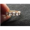 Image 5 : New 14K Gold Plated 8.5 Ct TW Princess Cut Simulated Diamond Eternity Ring, Size 9