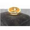 Image 3 : New 18K Gold Plated 1.0 Ct Simulated Diamond Men’s Ring, Resizable