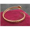 Image 4 : New 18K Gold Plated 4.5 mm Snake Bangle