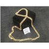 Image 1 : New 14K Gold Plated 8.0 mm Cuban Link Necklace With 24 in Chain