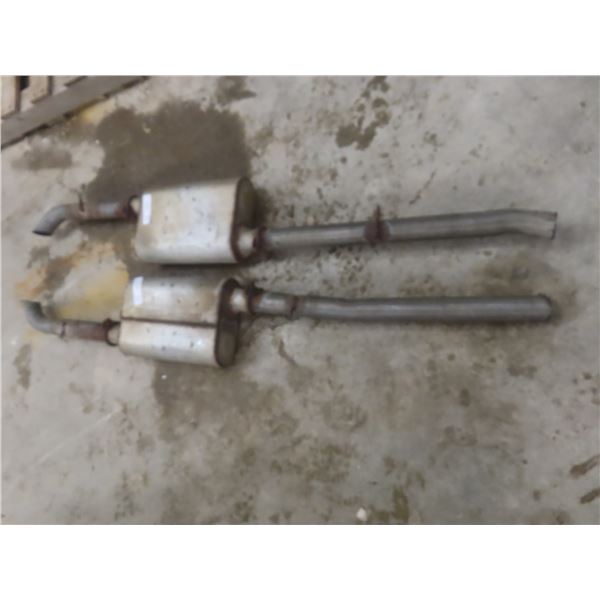 Two Flowmaster Mufflers