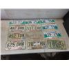 Image 1 : Twelve Manitoba License Plates