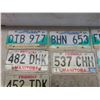 Image 2 : Twelve Manitoba License Plates
