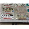 Image 3 : Twelve Manitoba License Plates