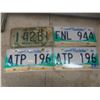 Image 4 : Twelve Manitoba License Plates