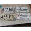 Image 4 : Twelve Manitoba License Plates Plus Two Novelty Plates