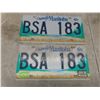 Image 5 : Twelve Manitoba License Plates Plus Two Novelty Plates