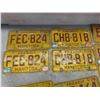 Image 2 : Twelve Manitoba 1976 License Plates Plus Two Novelty Plates